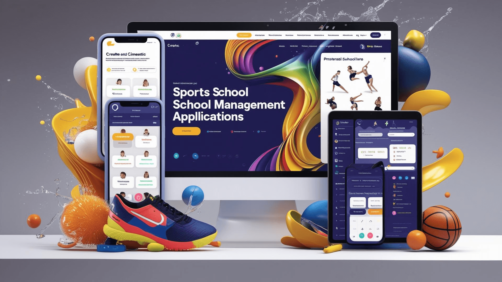 Sport School Manager Dashboard Visualization